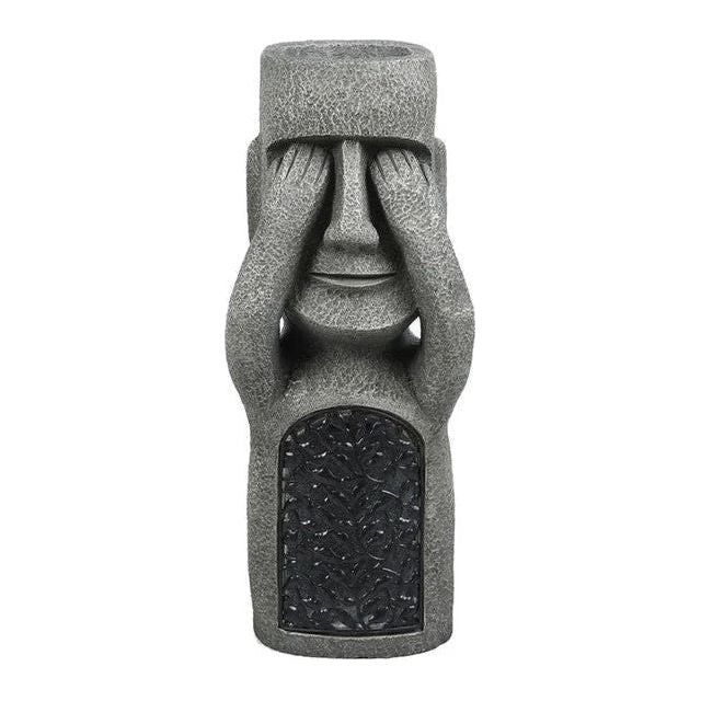 Sunny Blossom Friend | Solar LED Flower Pot with Face Motif