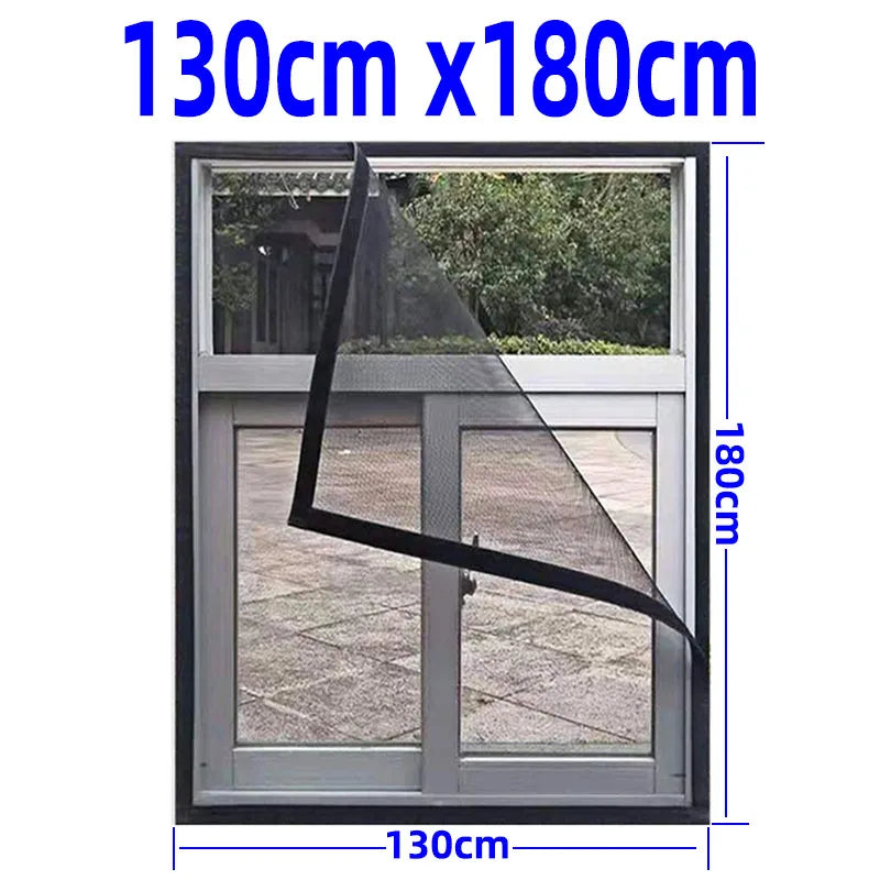 Invisi-Mückenabwehr Fensternetz mit verstellbarem Rahmen
