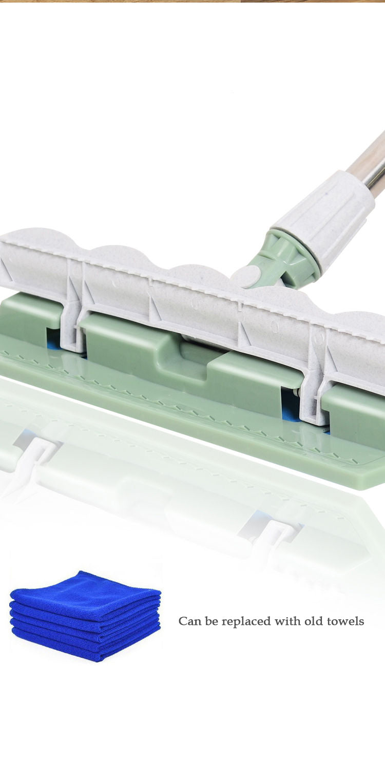 Großer Flachmopp mit teleskopierbarem 360-Grad-Design