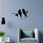 Elegante Metallvögel – Wand- und Gartenakzent