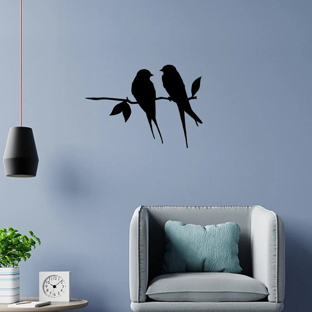 Elegante Metallvögel – Wand- und Gartenakzent