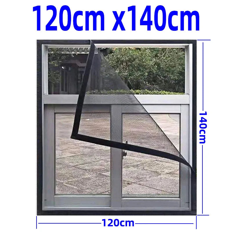 Invisi-Mückenabwehr Fensternetz mit verstellbarem Rahmen