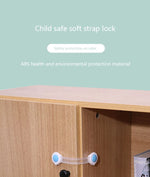 Möbel-Sicherheitsriegel mit Selbstkleber – Kinderschutz für Schränke