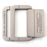 FlexiBelt | Unisex Canvas Gürtel – Doppelt Metallring Schnalle, Verstellbar