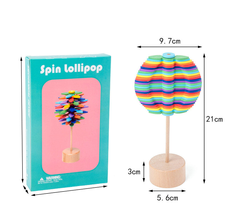 Antistress-Spielzeug – Drehender Lollipop für entspannenden Spaß