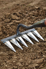 Powerful Garden Rake - Efficient Weed Removal