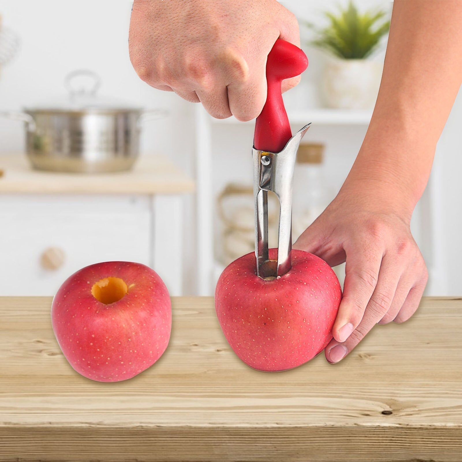 Fruchtentkerner aus Edelstahl für Äpfel und Birnen