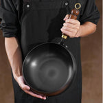 Hand-Forged Cast Iron Pan - Lightweight, Non-Toxic & Durable