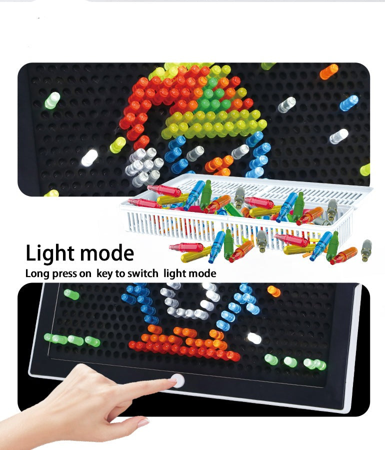 Magisches Lichtstecker Set – Kreatives Leuchtspiel für Zuhause
