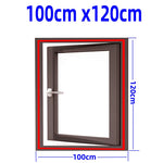 Invisi-Mückenabwehr Fensternetz mit verstellbarem Rahmen