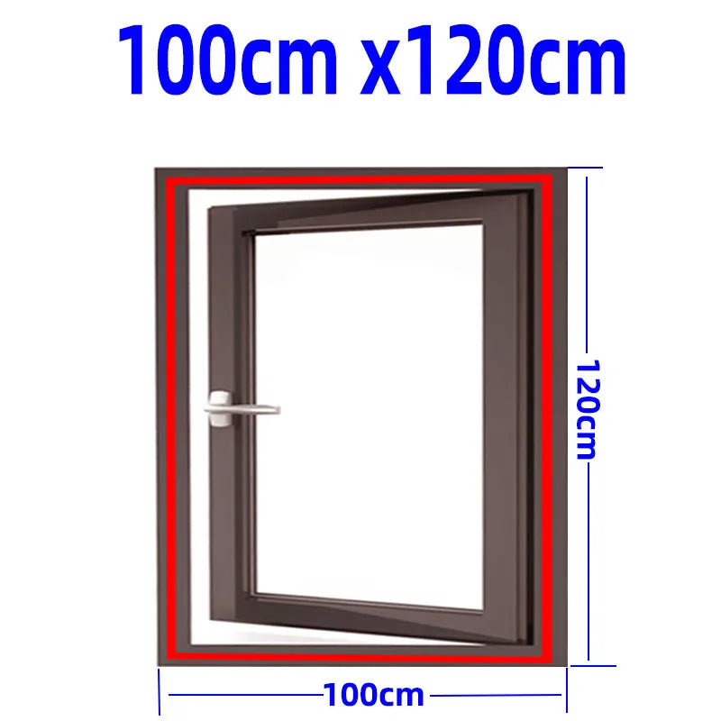 Invisi-Mückenabwehr Fensternetz mit verstellbarem Rahmen