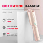 LuxeLock | Cordless Curling Iron – Adjustable Temperature – Elegant Design