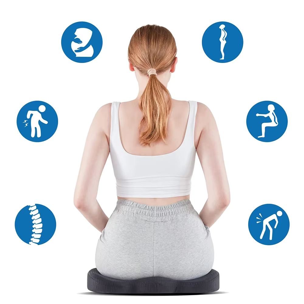 Sitzkissen für ergonomische Haltung und Rückenunterstützung – Druckentlastung