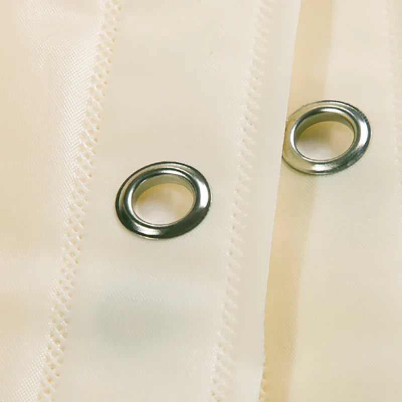 EcoShield Duschvorhang – Umweltfreundlich & Wasserdicht in Beige