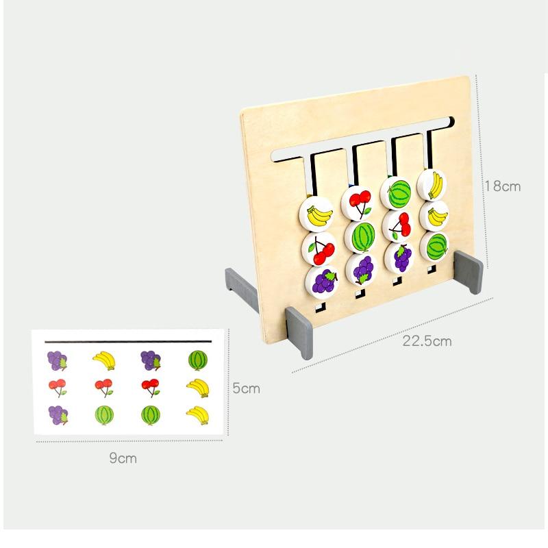Montessori Sortierpuzzle für Kinder - Logikspiel