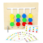 Montessori Sortierpuzzle für Kinder - Logikspiel