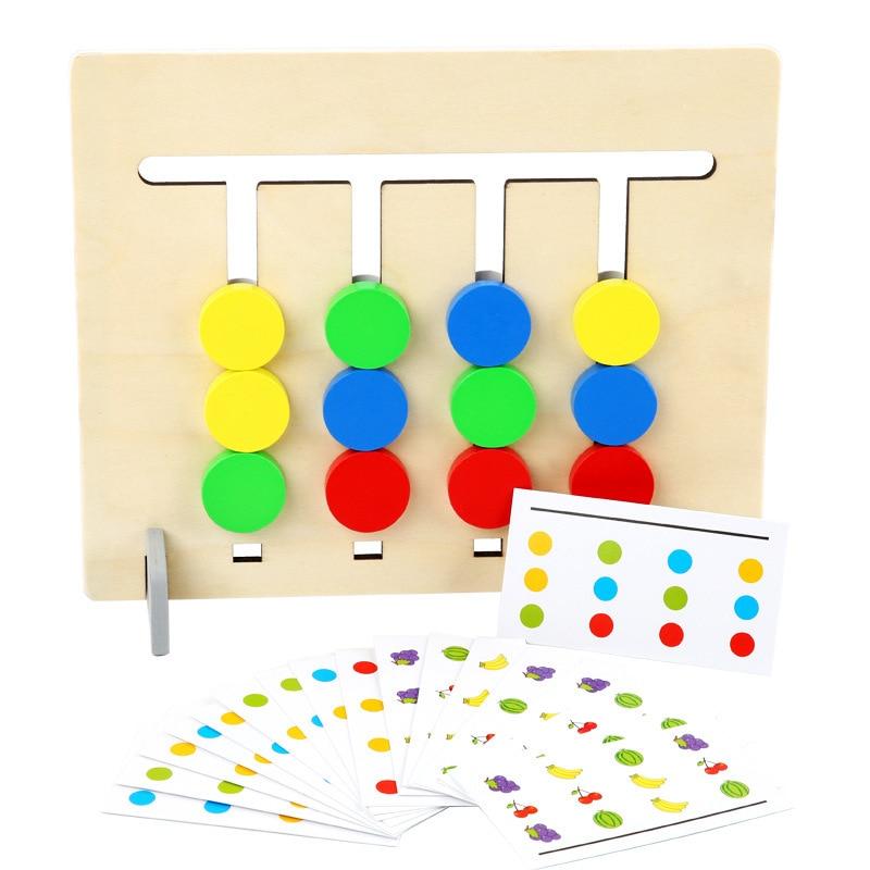 Montessori Sortierpuzzle für Kinder - Logikspiel