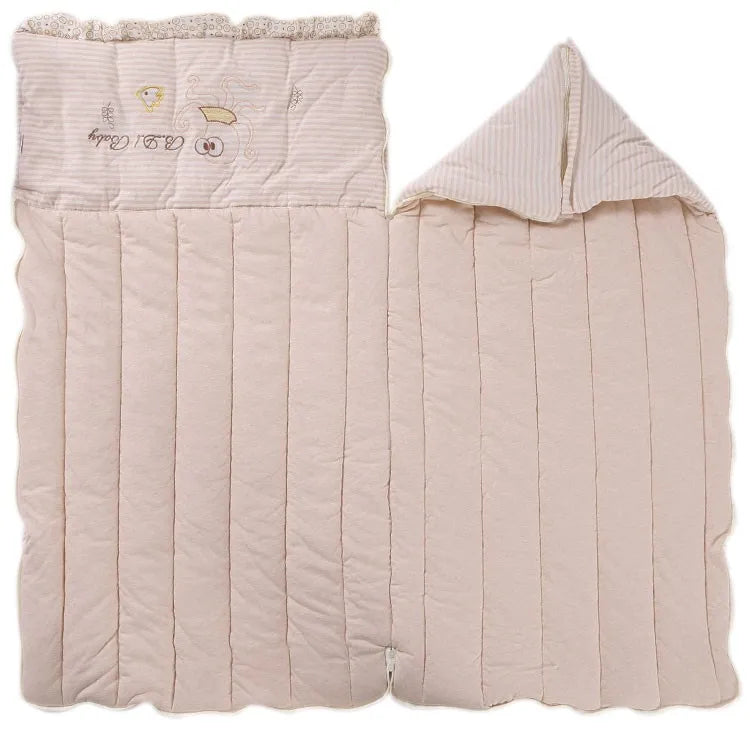 2-in-1 Schlafnest für Babys und Kleinkinder – Weicher Schlafsack mit Decke