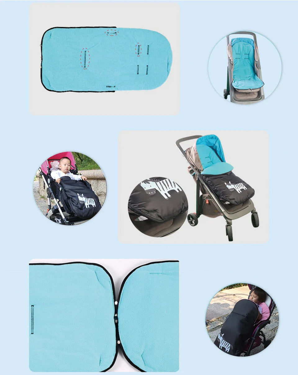 Fusssack für Kinderwagen – Warmer Schlafsack für Babys