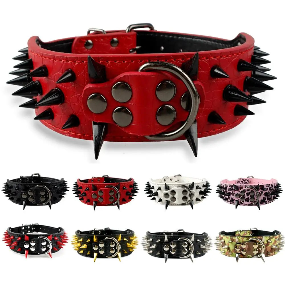 Nietenhalsband für große Hunde