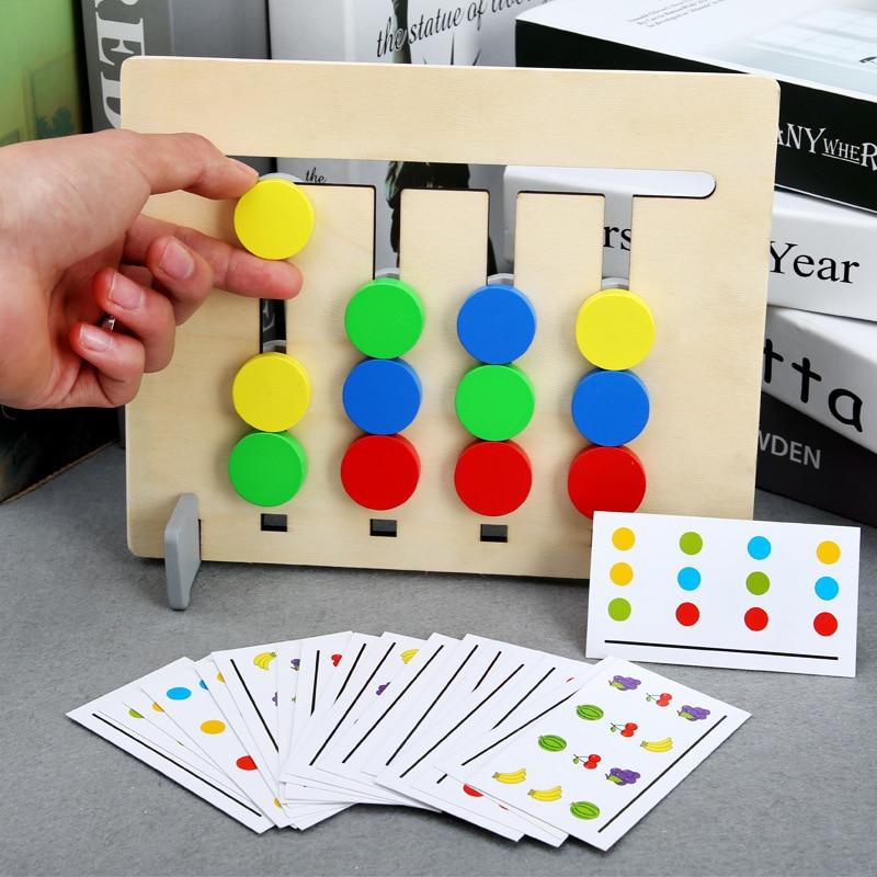 Montessori Sortierpuzzle für Kinder - Logikspiel