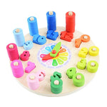 Montessori-inspirierte Lernuhr für Kinder