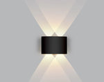 Moderne LED Wandleuchte mit Auf- und Abstrahlung – Warmweiß