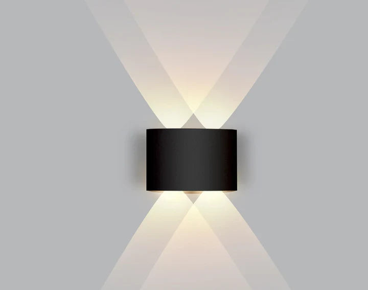 Moderne LED Wandleuchte mit Auf- und Abstrahlung – Warmweiß