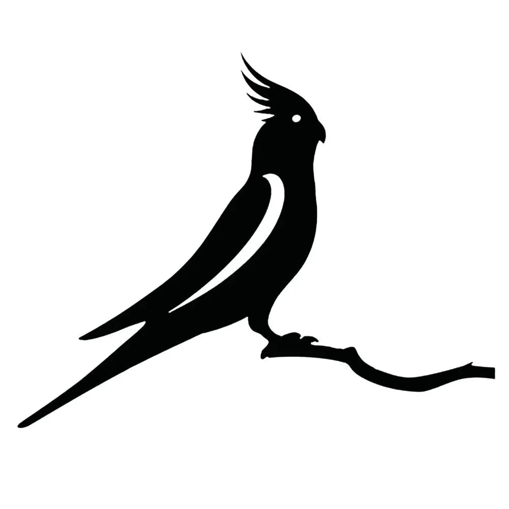 Elegante Metallvögel – Wand- und Gartenakzent