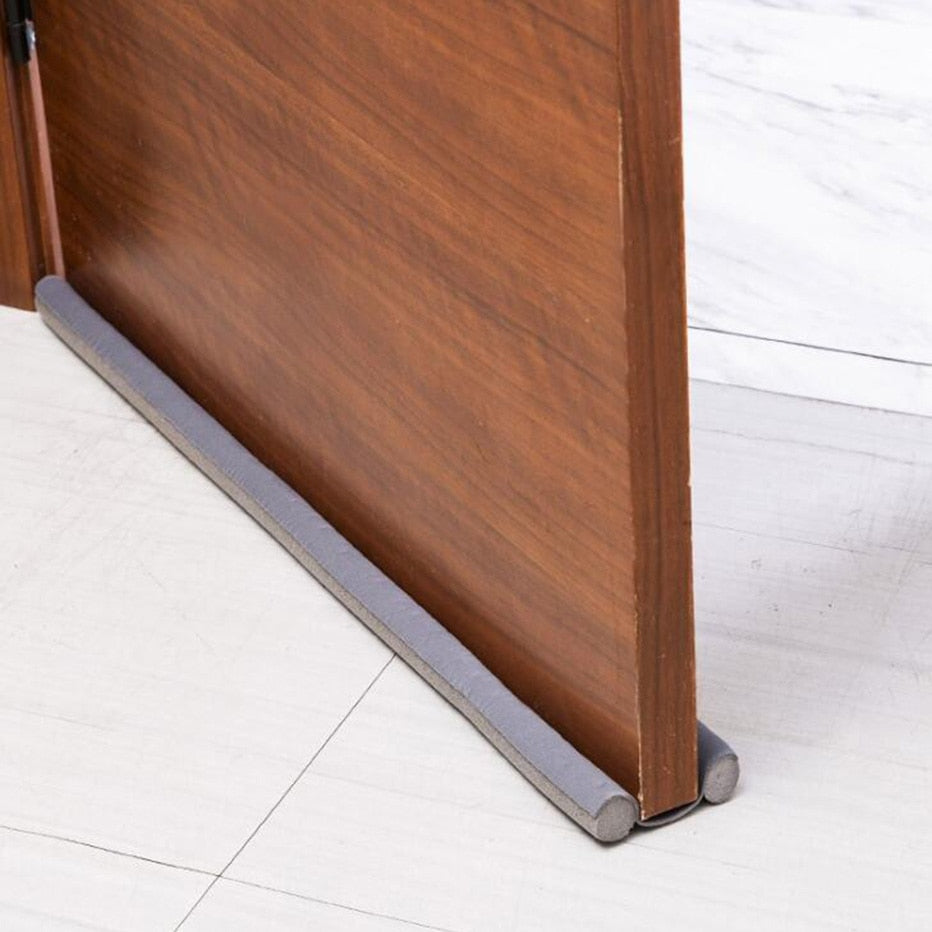Thermal Protection – Double Draught Excluder for Doors | Keeps Out Cold, Dust & Insects | Slide-in Door Bottom Seal | Energy & Noise Insulation