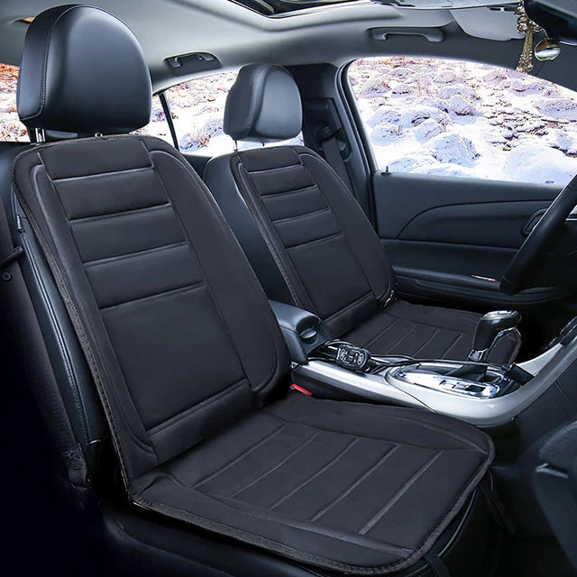 Heizbare Autositzauflage – 12V Memory-Schaum Kissen für Sitz und Rücken
