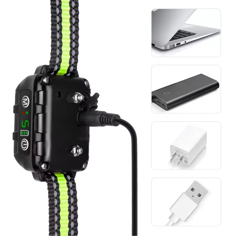Automatisches Anti-Bell-Halsband mit Ton und Stromstoß