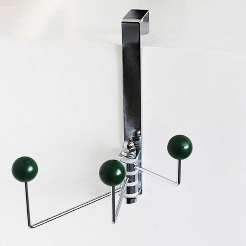 Drehbarer Türhaken mit 3 Armen – Über die Tür montierbar