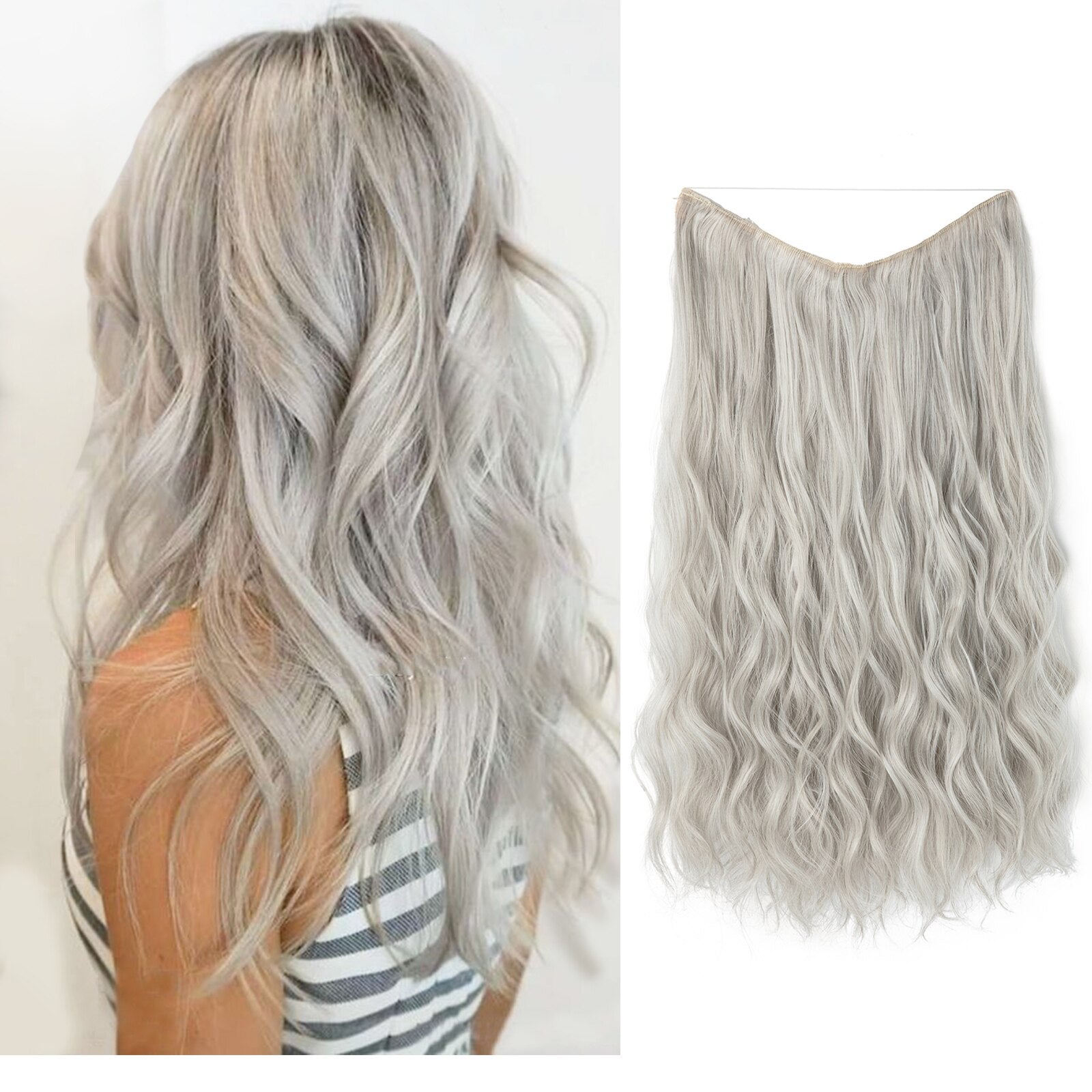 Volumen-Boost Haarverlängerung | Unsichtbare Halo Extensions | GlamAura