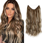 Volumen-Boost Haarverlängerung | Unsichtbare Halo Extensions | GlamAura