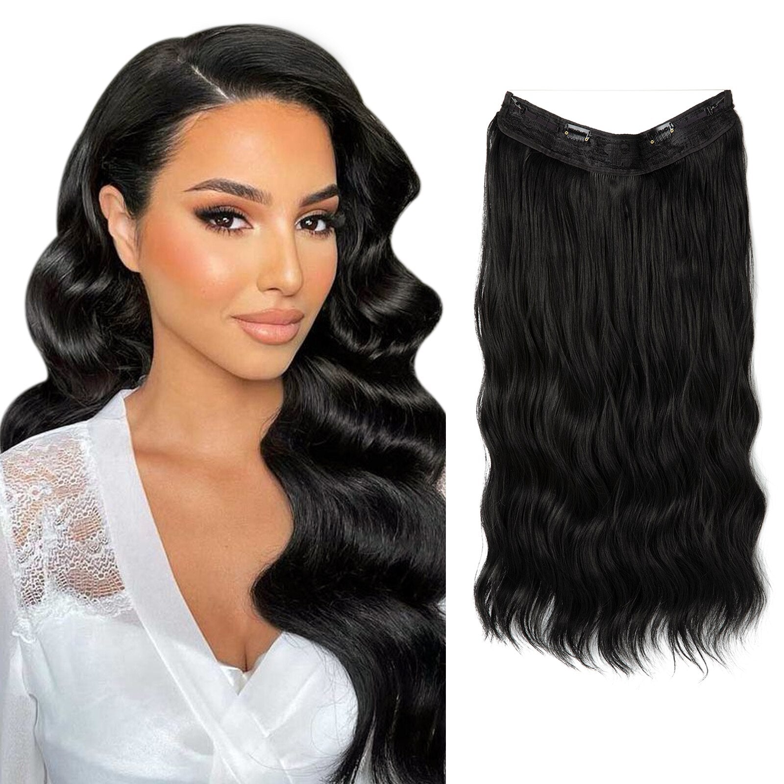 Volumen-Boost Haarverlängerung | Unsichtbare Halo Extensions | GlamAura