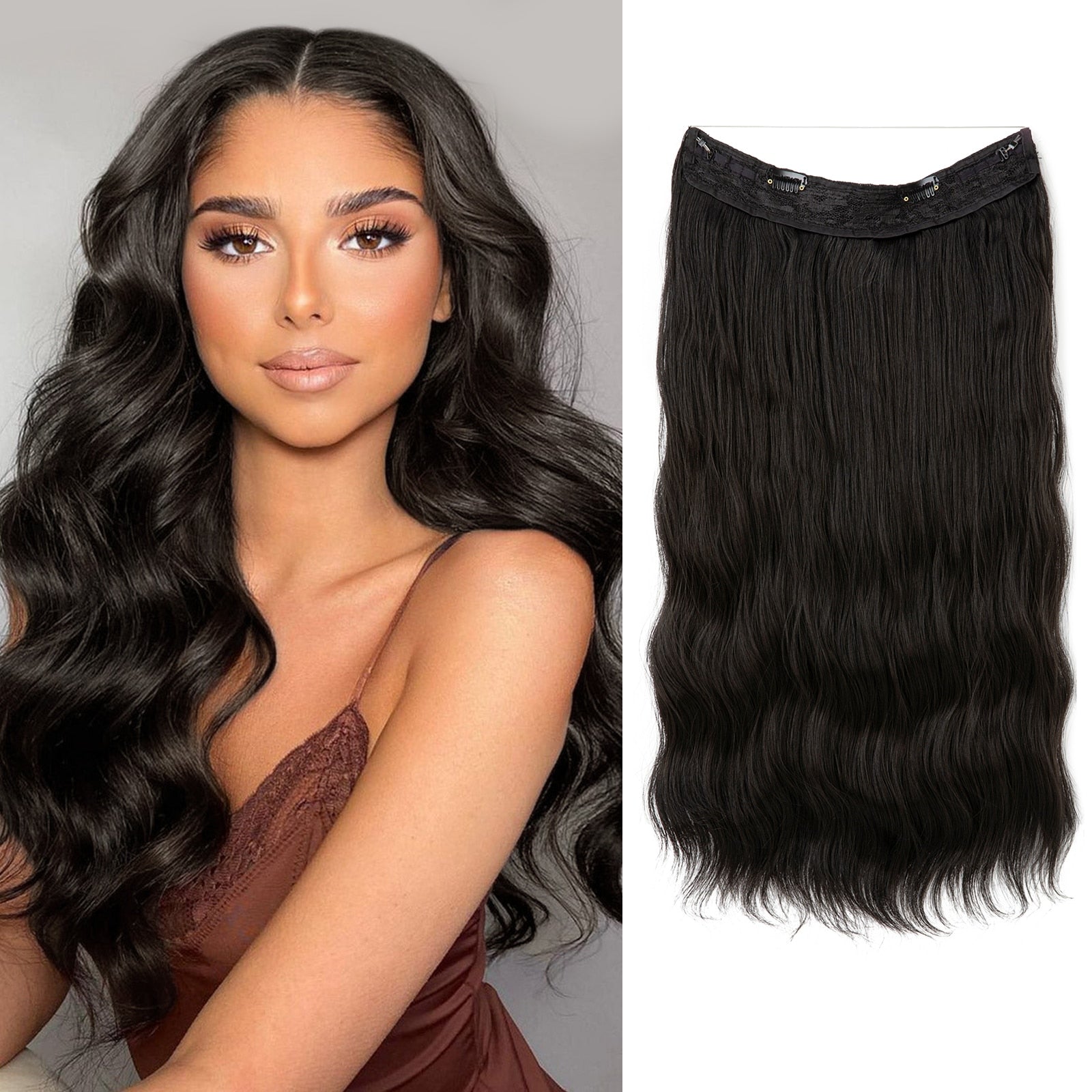 Volumen-Boost Haarverlängerung | Unsichtbare Halo Extensions | GlamAura