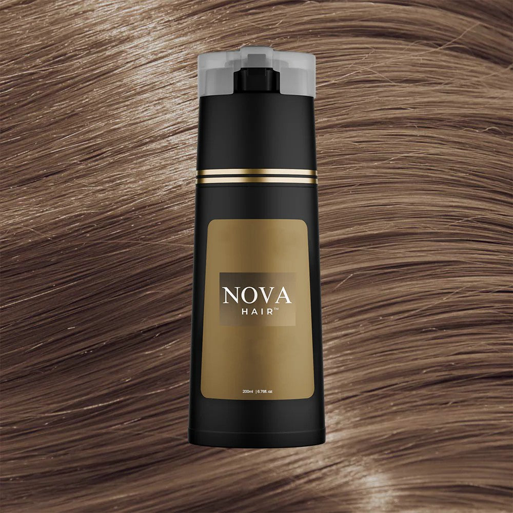 Schnellwirksames Haarfärbe-Shampoo für Strahlende Farben