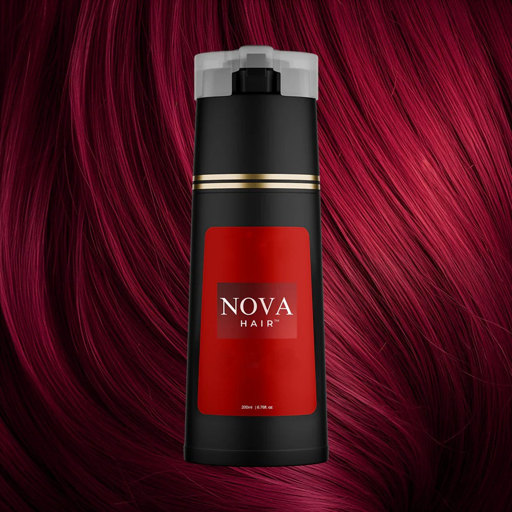 Schnellwirksames Haarfärbe-Shampoo für Strahlende Farben
