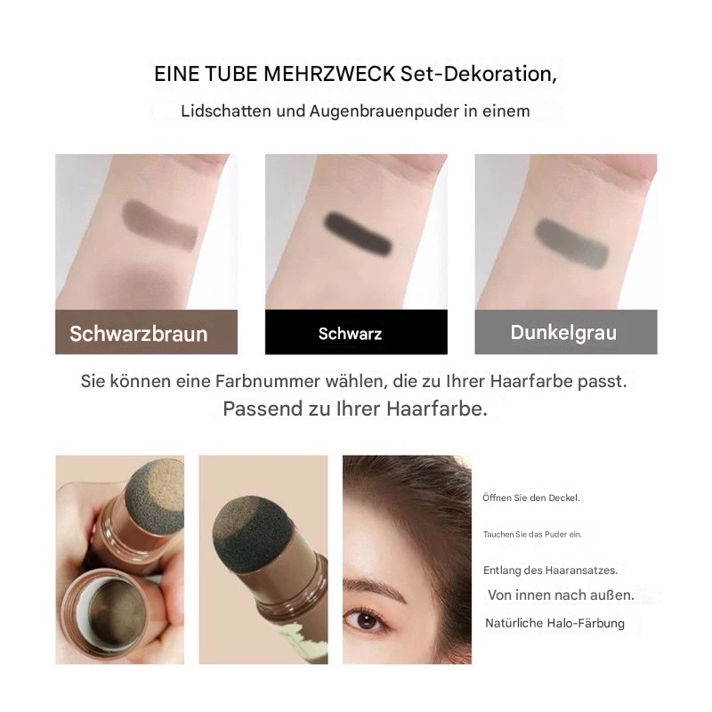 Schnelle Lösung für dünnes Haar | Haarlinien-Puder