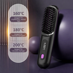 Tragbarer Haarglätter | Keramischer Haarglätter mit LCD-Anzeige | Akku-betrieben