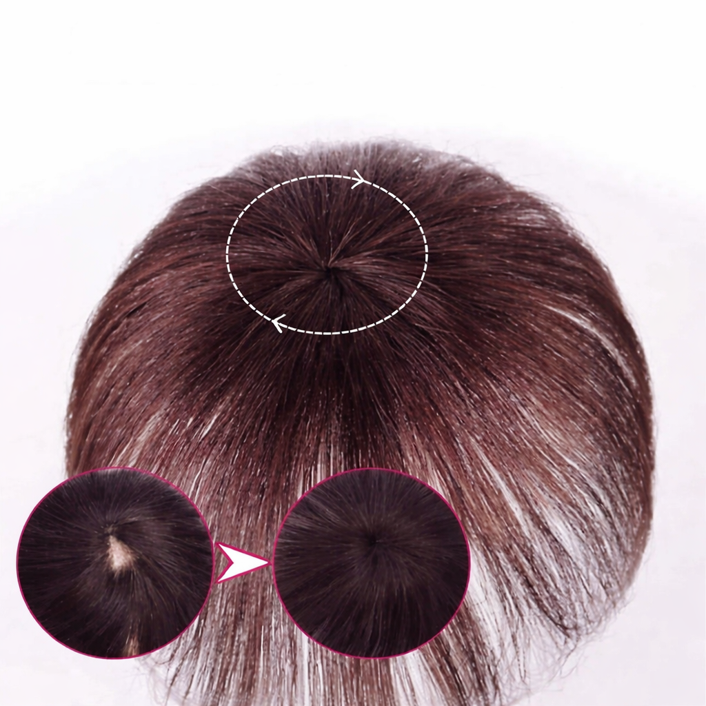 Volumenverstärker für Haare | Clip-On Haarteil für natürlichen Look