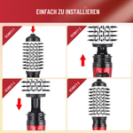 3-in-1 Haartrockner mit Rotationsfunktion für Volumen und Locken