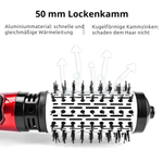 3-in-1 Haartrockner mit Rotationsfunktion für Volumen und Locken