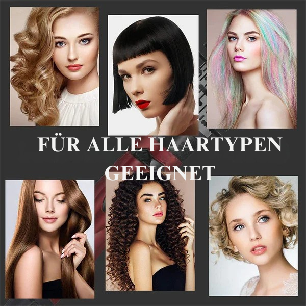 3-in-1 Haartrockner mit Rotationsfunktion für Volumen und Locken