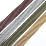 FlexiBelt | Unisex Canvas Gürtel – Doppelt Metallring Schnalle, Verstellbar