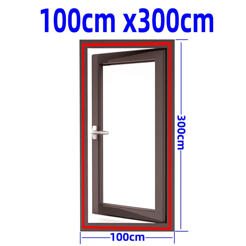 Invisi-Mückenabwehr Fensternetz mit verstellbarem Rahmen
