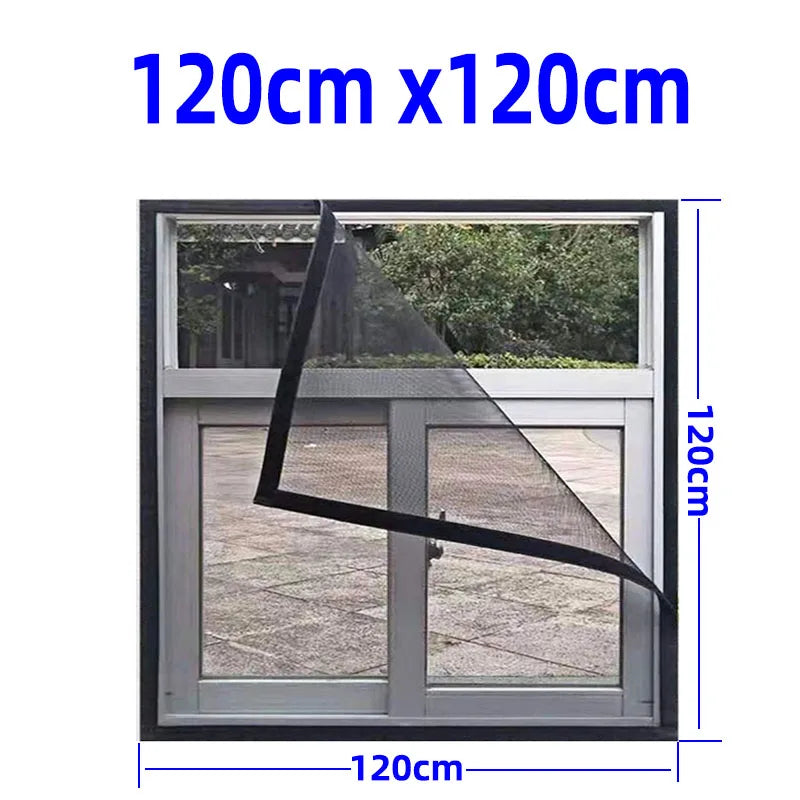 Invisi-Mückenabwehr Fensternetz mit verstellbarem Rahmen