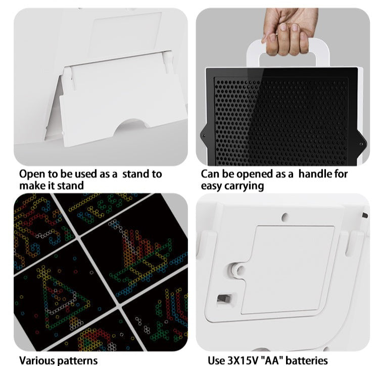 Magisches Lichtstecker Set – Kreatives Leuchtspiel für Zuhause