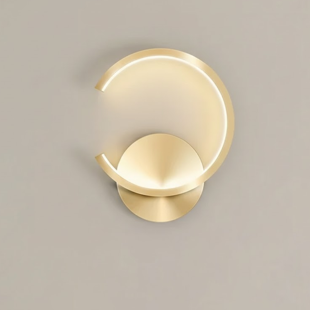 Luminara Circle LED Wall Light – Aluminum Lamp with LED